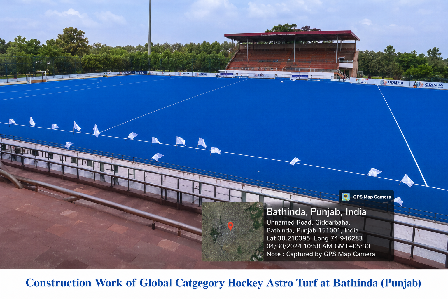 Flood lighting and stadium maintenance infrastructure