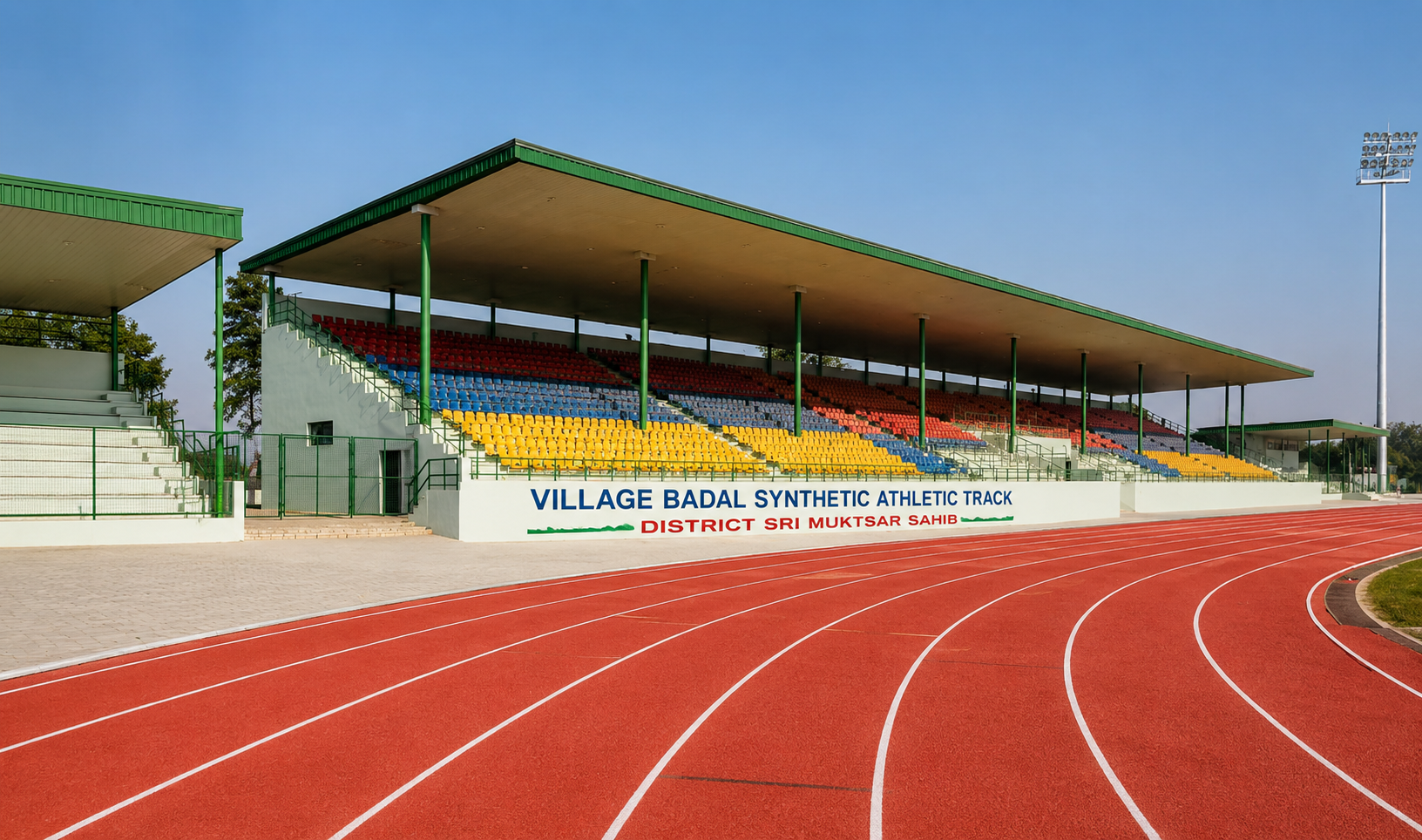 Synthetic Athletic Track at Village Badal